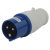 Вилка ЭРА V-16-2P-PE-IP44 переносная 013 2Р+РЕ 16А 220В IP44