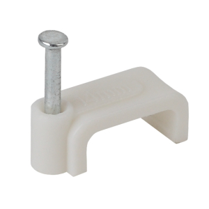 ЭРА Скоба 10мм плоская пластиковая (50шт) (300/7500)