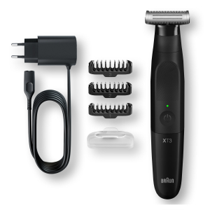 Триммер электрический Braun XT3100 3 насадки черный, для лица и тела, тип 5590