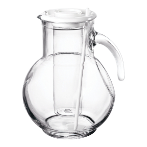 Кувшин Bormioli Rocco KUFRA 135729 стеклянный с белой крышкой 2150 мл 1 штука