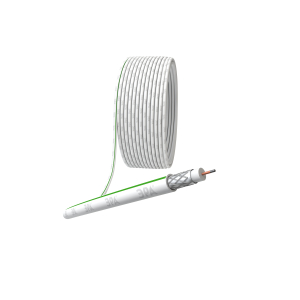 ЭРА Кабель коаксиальный SAT 703 B,75 Ом, CCS/(оплётка Al, 75%), PVC,цвет белый,  бухта 20 м, SIMPLE