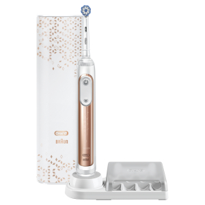 Электрическая зубная щетка ORAL-B GeniusX 20000N/D706.515.6X Sensi Rose gold с чехлом