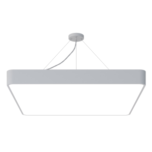 Светильник LED ЭРА Geometria SPO-164-W-40K-110 Quadro 110Вт 4000К 10500Лм IP40 800*800*80 белый подвесной