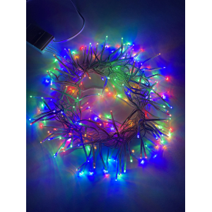 ENIN - WM ЭРА Гирлянда LED Мишура 3.9 м белый провод, мультиколор,  220V (24/576)