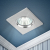 KL57 SL Светильник ЭРА литой   алюминевый   MR16,12V/220V, 50W  серебро (100/1400)