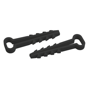 Дюбель хомут ЭРА DXP-5-8-b-10 для плоского кабеля 5-8 мм черный 10шт