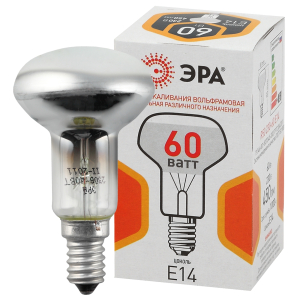 Лампочка ЭРА R50 60Вт Е14 / E14 230В рефлектор