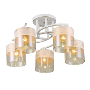 Люстра  Rivoli Constancia 9081-305 5 * Е27 40 Вт модерн