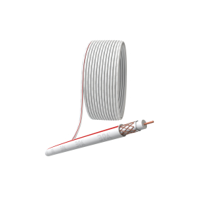 ЭРА Кабель коаксиальный SAT 50 М, 75 Ом, Cu/(оплётка Cu 75%), PVC, цвет белый, бухта 10м (40/480)