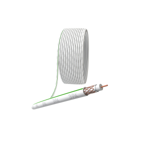 ЭРА Кабель коаксиальный SAT 703 B, 75 Ом, Cu/(оплётка Cu 75%), PVC, цвет белый, бухта 50 м (10/210)