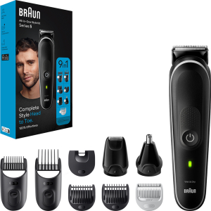 Триммер электрический Braun MGK5420 Blk/Grey 9в1 8 насадок тип 5544