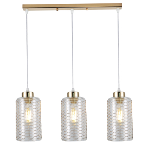 Светильник подвесной (подвес) Rivoli Malice 9124-203 3 х Е27 40 Вт модерн потолочный