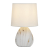 Настольная лампа Rivoli Damaris D7037-501 1 * Е14 40 Вт керамика белая с золотом с абажуром