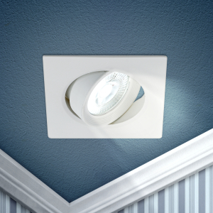 KL LED 21A-5 4K WH Светильник ЭРА светодиодный квадратный поворотн. LED SMD 5W 4000K, белый (100/160