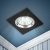 KL57 SL/BK Светильник ЭРА литой   алюминевый   MR16,12V/220V, 50W  серебро/черный (100/2100)