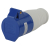 Розетка ЭРА R-16-2P-PE-IP44 переносная 213 2Р+РЕ 16А 220В IP44
