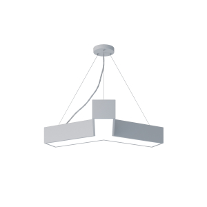 Светильник LED ЭРА Geometria SPO-141-W-40K-028 Igrek 28Вт 4000К 1900Лм IP40 600*600*80 белый подвесной