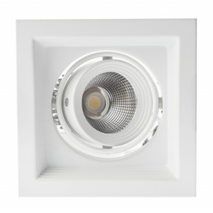 Светильник карданный встраиваемый ЭРА SKD-11-36-40K-W20 20Вт 4000K 2400Лм 150х150х110 5 лет гарантии