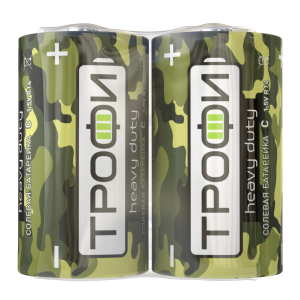 Батарейки Трофи R14-2S CLASSIC HEAVY DUTY Zinc (12/600/9600)