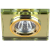 DK8 GD/YL Светильник ЭРА декор стекло квадрат MR16,12V/220V, 50W, золото/зеркальный желтый (50)