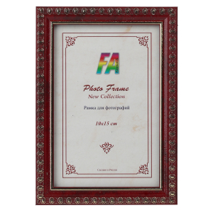 FA пластик  Камея  красный мрамор 10x15 (50/1200)