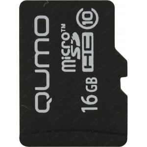 Карта памяти QUMO  21616 Micro SDHC 16 Gb Class 10 без адаптера