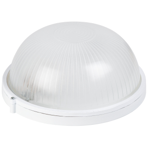 Светильник ЭРА НБП 03-100-001 Акватермо алюминий/стекло IP54 E27 max 100Вт D240 круг белый