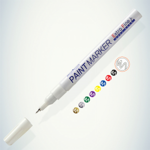 302759 MunHwa Маркер-краска PAINT MARKER EXTRA FINE, БЕЛАЯ 1мм (EFPM-05) БЛ-1 (36/2376)