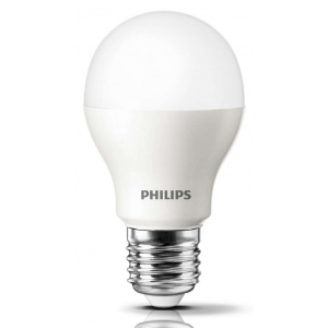 Лампочка светодиодная Philips ESS LEDBulb А55 9Вт 3000К Е27 / E27 груша матовая теплый белый свет