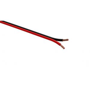 Акустический кабель ЭРА A-50-RB 2х0,5 мм2 красно-черный, 100м