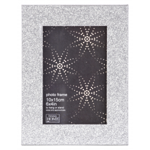 Innova PI00246 Ф/рамка 13*18cm  Glitter , серебро, МДФ (6/1800)