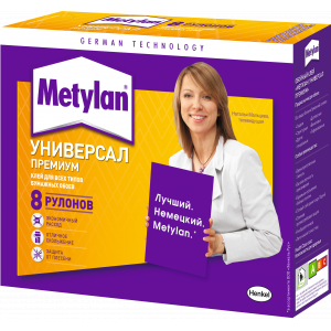 Клей для обоев Metylan 2705437 Универсал Премиум 200 г горизонтальный формат