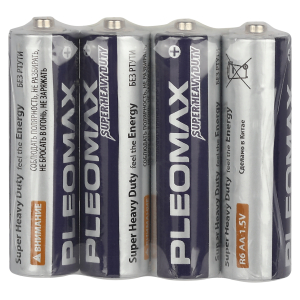 Батарейки Pleomax R6-4S SUPER HEAVY DUTY Zinc (60/1200/28800)