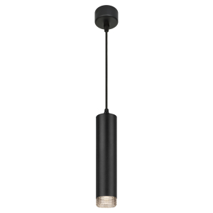 Светильник подвесной (подвес) ЭРА PL18 BK/GR MR16 GU10 потолочный цилиндр черный, серый