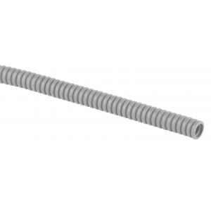 Труба гофрированная ПВХ ЭРА GOFR-32-50-PVC-T тяжелая серая d 32мм с зондом 50м