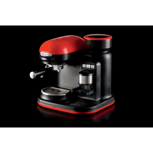 Кофеварка Ariete 1318/00 Moderna рожковая, мощность 900 Вт, 15 бар, красный/черный