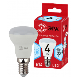 Лампочка светодиодная ЭРА RED LINE LED R39-4W-840-E14 R Е14 / E14 4Вт рефлектор нейтральный белый свет