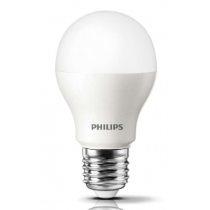 Лампочка светодиодная Philips Essential А60 9W 4000K Е27/E27 230V груша матовая нейтральный белый свет