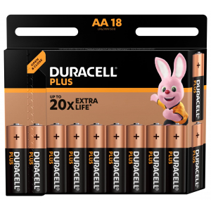 Батарейки Duracell 5014218 АА алкалиновые 1,5v 18 шт. LR6-18BL PLUS (18/180/17100)