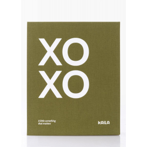 Фотоальбом Innova QS01818 на пружине Coffee Table XOXO кремовый 21*28 60 страниц под уголки