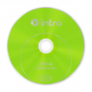 Intro DVD-R INTRO 16х 4,7GB  Shrink 50 (50/500/22500)