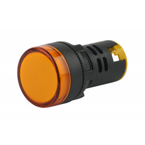 Лампа ЭРА BLS10-ADDS-012-K05E светосигнальная AD22DS LED матрица d22мм желтый 12В AC/DC