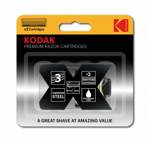 Сменные кассеты для бритья Kodak Premium Razor 3 лезвия 2 штуки (48/192/6912)