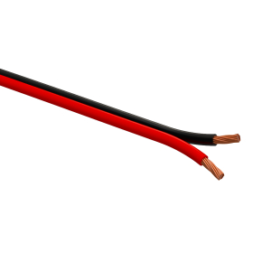 Акустический кабель ЭРА 2х0,75 мм2 красно-черный, 10 м