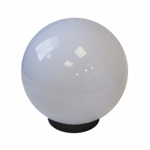 Садово-парковый светильник ЭРА НТУ 01-100-301 шар опаловый на опору / кронштейн IP44 Е27 max100Вт d300mm