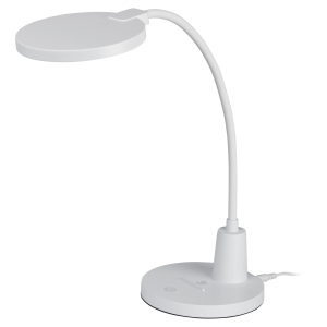 Настольный светильник ЭРА NLED-501-10W-W светодиодный белый