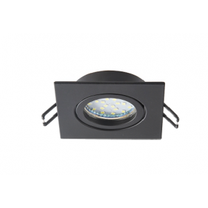 Встраиваемый светильник алюминиевый ЭРА KL87 BK MR16/GU5.3 черный