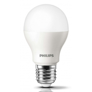 Лампочка светодиодная Philips Essential А60 5Вт 3000K Е27/E27 груша матовая теплый белый свет