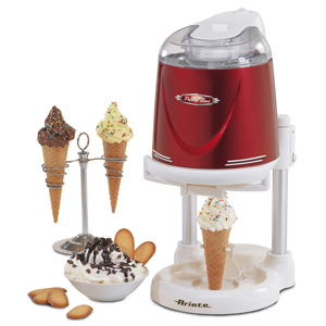 Ariete Прибор для приготовления мягкого мороженого 634 PARTY TIME, Мощность  22 Вт, ретро дизайн, цв
