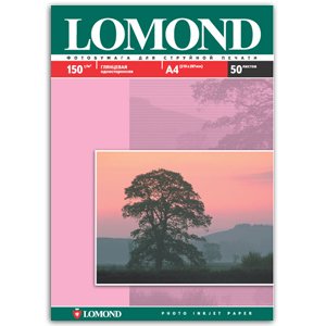 0102018 Lomond Бумага IJ А4 (глян.) 150г/м2 (50 л) (22/726)